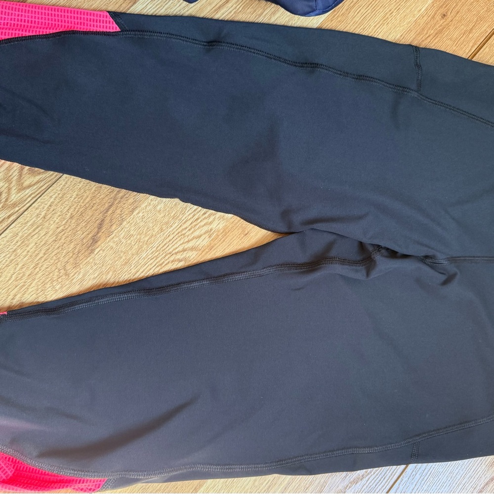 Under Armour Black and Pink Leggings